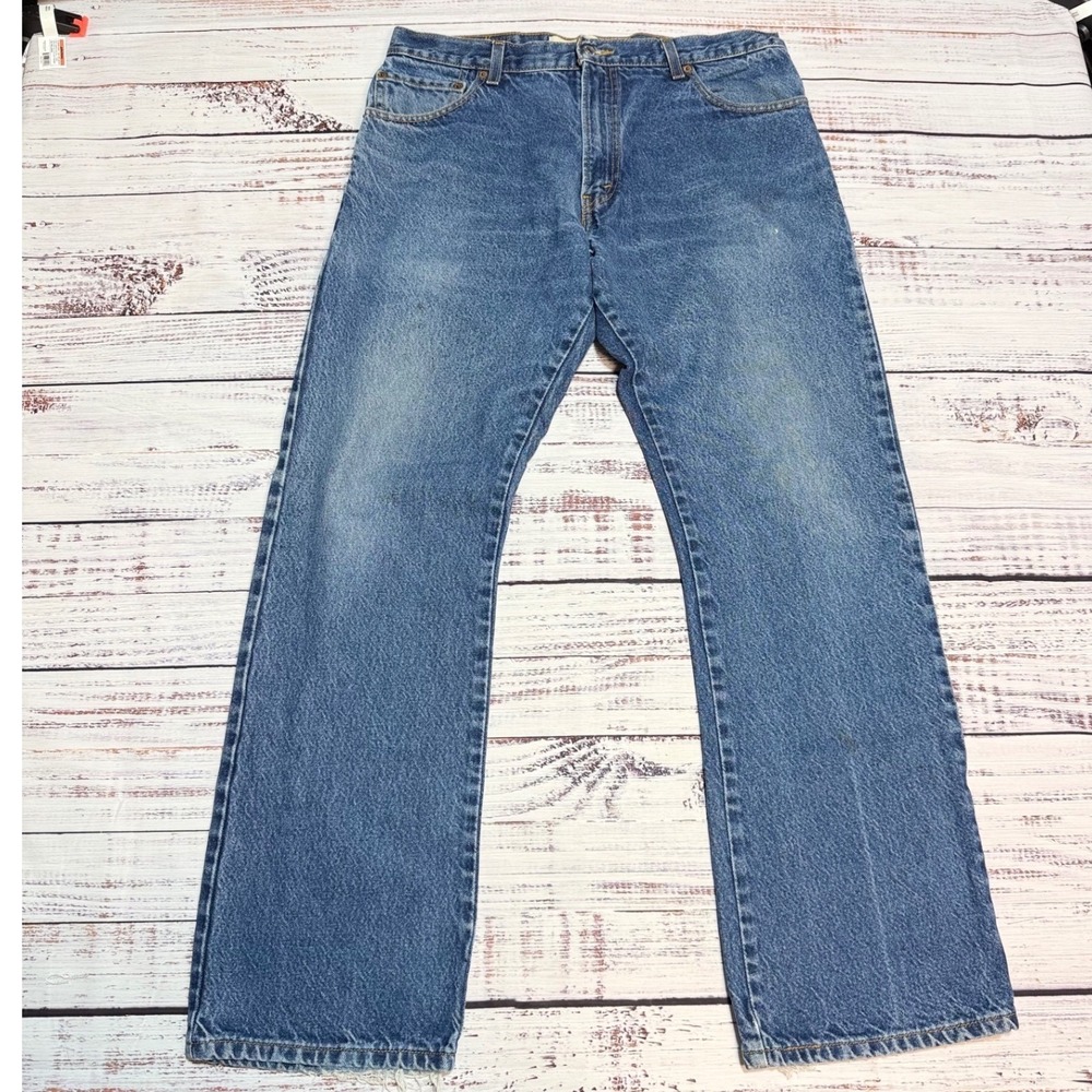 Levis 517 Y2K Jeans 36x32 Bootcut Blue Denim Mens Vintage Wash Pants
